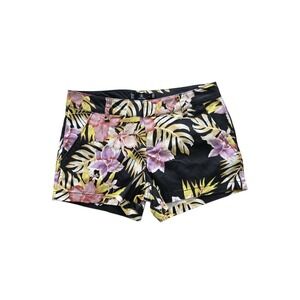 Volcom Frochickie Floral Shorts Tropical Print Surf Skate Womens 24 Hawaiian NEW
